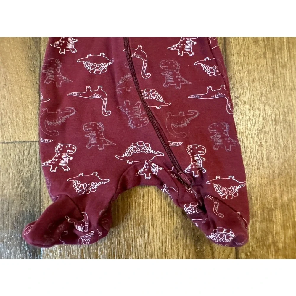 Wonder Nation Baby Sleeper Boy Preemie Dinosaur Outfit Reborn Doll Clothes Dinos